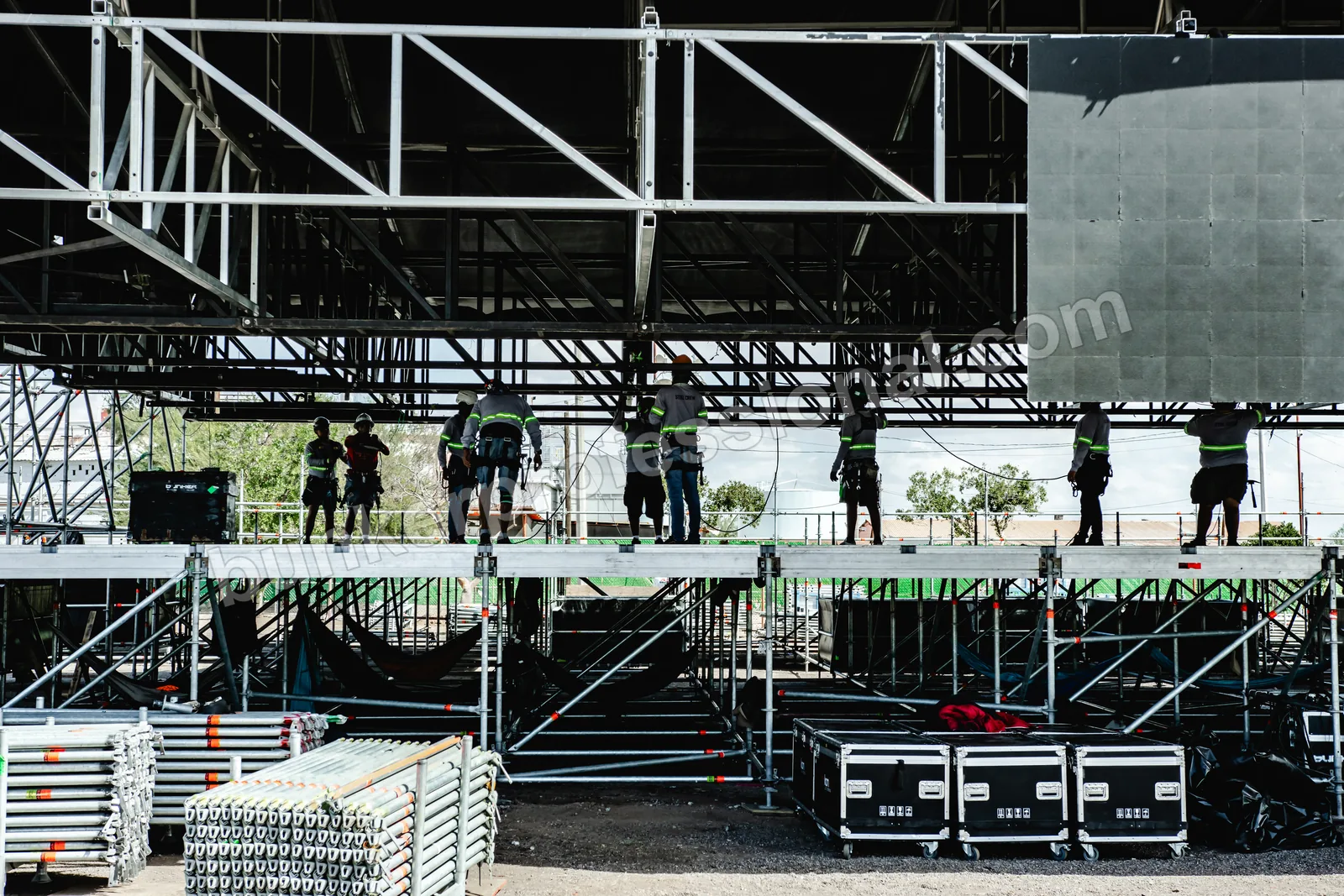 Montaje técnico para La Cura — 48